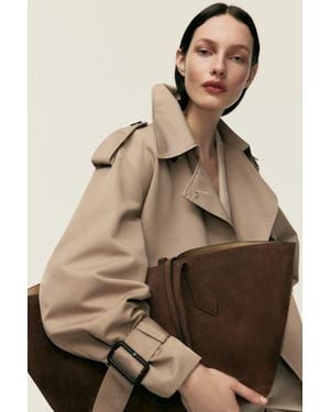 H&M Suede Shopper - Brown