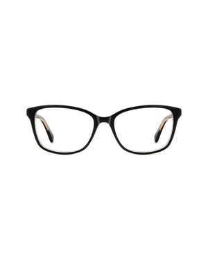 Kate Spade Reilly 55Mm Rectangular Reading Glasses - Black