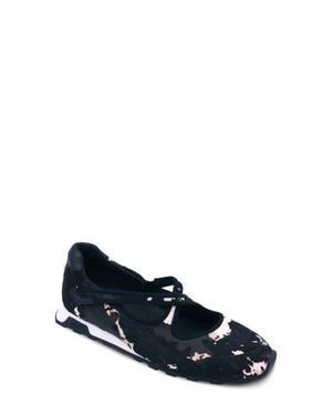 Ash Kore Mary Jane Genuine Calf Hair Flat - Blue