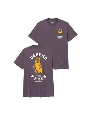 Parks Project Defend The Parks Bear Pocket Tee - Purple