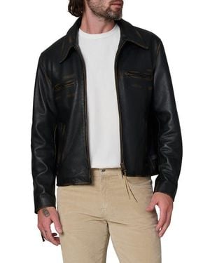 Joe's Jeans Rider Leather Jacket - Black