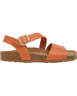 Celtic & Co. Aysmetric Strap Sandal - Brown