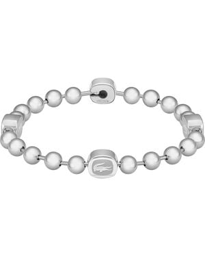 Lacoste Vigor Ball Chain Bracelet - Metallic