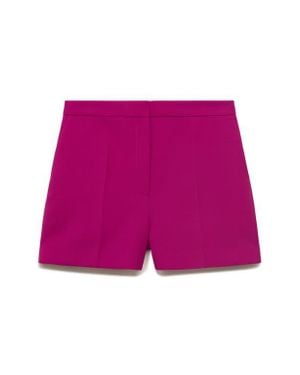 Mango Straight Leg Shorts - Pink