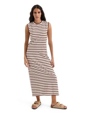 Pact Organic Cotton Soft-Slub Essential Easy Muscle Tee Maxi Dress - White