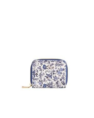 Fable England Ditsy Small Purse - White
