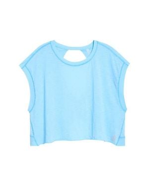 Free People Fp Movement My Tee Time Open Back T-Shirt - Blue