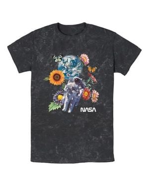NASA Floral Astronaut - Black