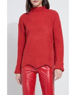 Lyssé Hyacinth Rib Sweather - Red