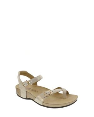 SAS Pampa Wedge Sandal - Metallic