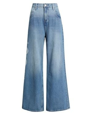 YMI High Waist Wide Leg Jeans - Blue