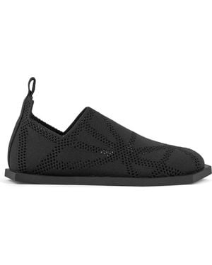 United Nude Poly Fabric Lo Sneakers - Black