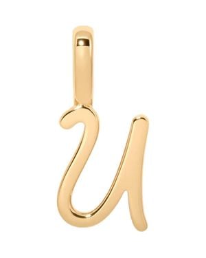 MADE BY MARY Script Initial Charm Vermeil - Metallic