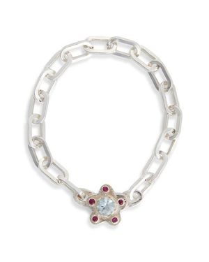 Shana Cave Raspberry Bracelet - White