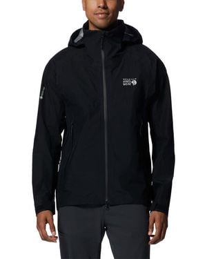 Mountain Hardwear Trailverse Gore-Tex Waterproof Hooded Jacket - Black
