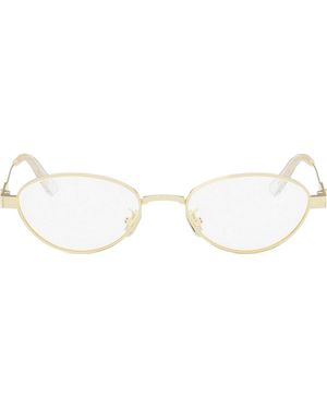 Dior Cannageo B3U 51Mm Oval Glasses - Metallic