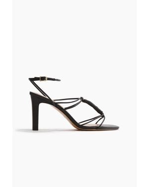 H&M Heeled Strappy Sandals - Black