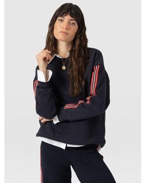Saint + Sofia Victory Sweatshirt - Black