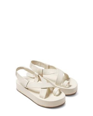 Beek Caracara Platform Sandal - White