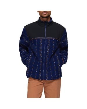 Prana Hurricane Fleece Sweater - Blue