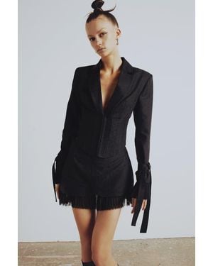 Pcfg Your *Itch Corset Blazer Jacket - Black