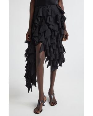 DIOTIMA Cotton Handkerchief Skirt - Black
