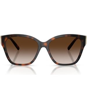 Tiffany & Co. 56Mm Square Sunglasses - Brown