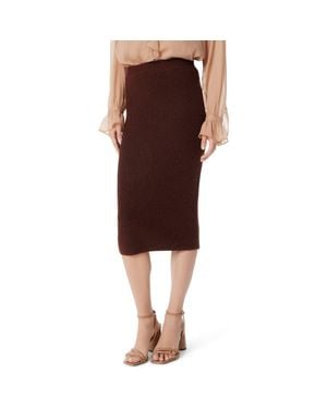 Sam Edelman Rosalie Rib Skirt - Brown