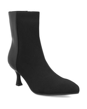 MIA Ediva Pointed Toe Bootie - Black