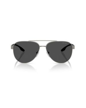 Prada Linea Rossa 58Mm Polarized Pilot Sunglasses - Black