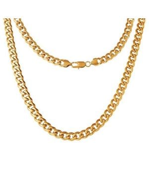 Lucky Brand Tone Curb Chain Necklace - Metallic