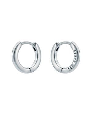 Ted Baker Crislie Logo Hoop Earrings - Blue