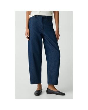 Theory Barrel Leg Jeans - Blue
