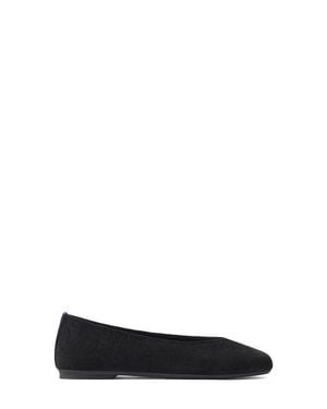 Rothy's The Revelvet Max Square Toe Ballet Flat - Black