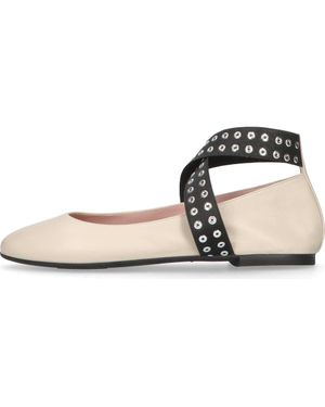 Pretty Ballerinas Ankle Strap Ballet Flat - Black