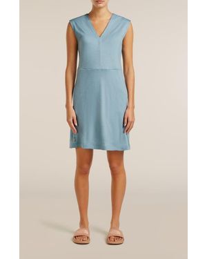 Icebreaker Granary Sleeveless Dress - Blue