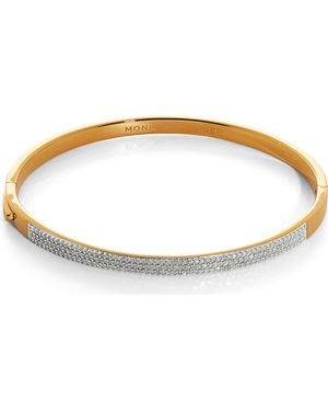 Monica Vinader Essential Pavé Diamond Bangle - Multicolor