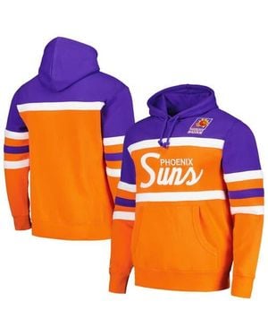 Mitchell & Ness Phoenix Suns Head Coach Pullover Hoodie - Orange