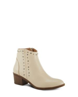 Spring Step Wildwest Bootie - White