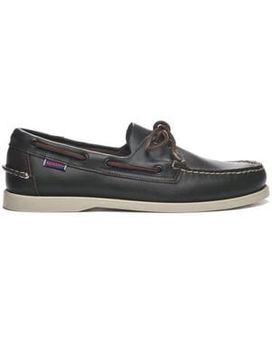 Sebago Classic Portland Boat Shoes - Black