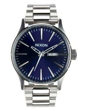 Nixon Sentry Bracelet Watch, 42Mm - Blue
