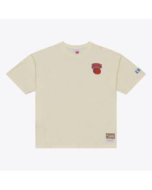 Mitchell & Ness New York Knicks Heritage Hues Oversized T-Shirt - White