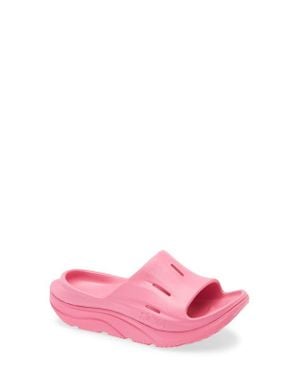 Hoka One One Gender Inclusive Ora Recovery Slide 3 Sandal - Pink