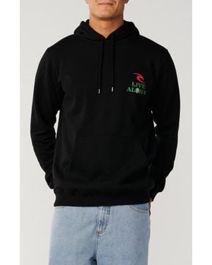 Rip Curl Hawaii Aloha Spirit Fleece Hoodie - Black