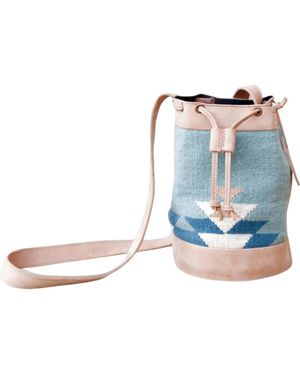 Amasouk Canto Del Rio Cinched Bucket Bag - Blue