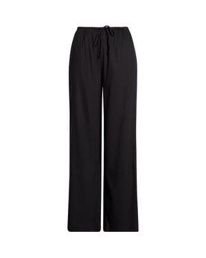 Nordstrom Linen Blend Drawstring Pants - Black