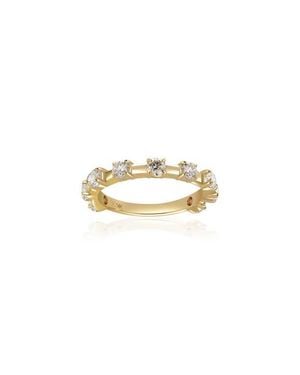 VALANI ATELIER Floating Diamond Band Ring - Multicolor