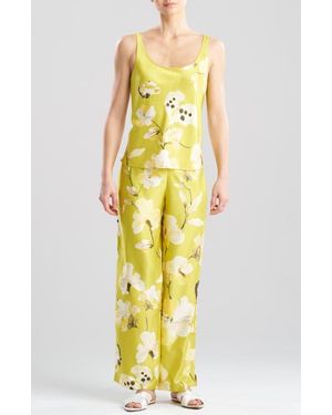 Natori Aurelia Charmeuse Pajamas - Yellow
