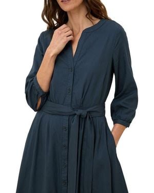 Pact Organic Cotton Sunset Lightweight Cotton Easy Dress - Blue