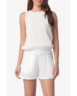 Helen Jon Island Sleeveless Top - White